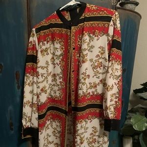 zara long tunic size medium